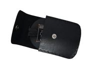 Boussole de poche Brunton vintage en laiton poli, étui en cuir fait main noir 3 pouces, style antique, pour la fête des pères, utilisation en extérieur