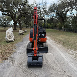 Accessoire de godet mobile sur roues pour mini-excavatrice sur chenilles KX057-5 KX040-4, poids opérationnel 38 tonnes, avec moteur, en promotion - Product Image 1