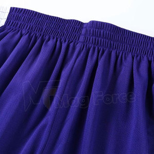 ชุดบาสเก็ตบอลชายคุณภาพสูง ผ้าตาข่ายโพลีเอสเตอร์ 100% คอวี ผลิตตามสั่ง ป้องกันแบคทีเรีย ระบายอากาศได้ดี ใช้ได้ทุกฤดู - Product Image 5