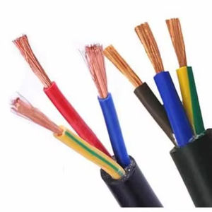 Best Selling PVC 2*6mm2 Flexible Household Cable with Copper Cloth <b>Mesh</b> Conductor for House <b>Wiring</b> - Product Image 1