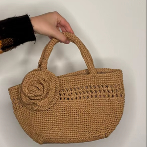 Sac en paille tissé à la main - Product Image 1