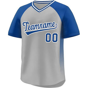 Maillot de baseball à col en V Maillot de baseball \ Softball à la mode du fabricant et exportateur de vêtements de sport COSH - Product Image 2