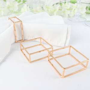 High Quality Metal Square Napkin <b>Ring</b> For Wedding And Gifting Use From <b>Indian</b> Manufacturer & Exporter - Product Image 5