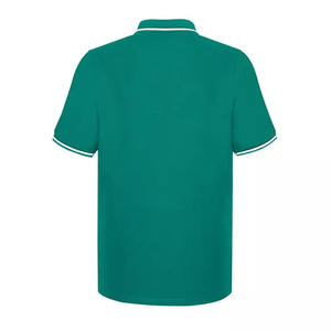 Polo d'été tendance pour homme Commerce extérieur couleur unie Polo grande taille brodé à manches courtes et rabattu - Product Image 2