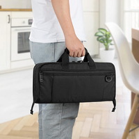 Tas Chef Profesional Custom, Tas Pembawa Pisau untuk Perjalanan, Tas Penyimpanan Kain Oxford, Tas Pisau Chef dengan Ritsleting yang Dapat Dikunci