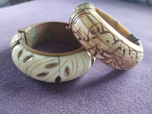 Alta calidad antiguo Vintage camello hueso hecho a mano moda brazalete pulsera elegante hueso diseño brazalete pulsera al por mayor - Product Image 4
