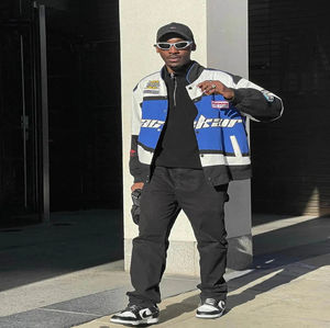 Nuevo 2025 100% algodón chaqueta de motocicleta para hombre Blackair Moto Varsity chaqueta de béisbol mujeres Vintage abrigos Unisex ropa de punto - Product Image 5