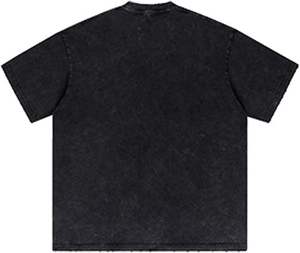 T-shirt en tricot à la mode pour hommes OEM avec impression graphique de lettres personnalisées, T-shirt à la mode en coton doux pour un usage quotidien et vente en gros en vrac - Product Image 2