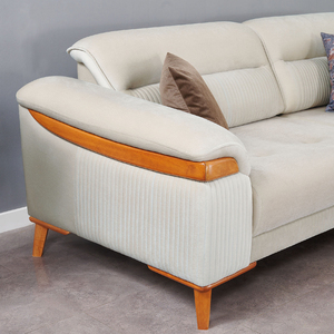 Hogar Hotel Chesterfield sofá de cuero hecho a mano sala de estar 3 2 1 tamaño de esquina sillón Bergere fábrica de muebles turcos - Product Image 5