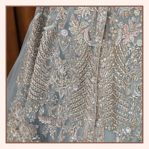 Salwar Kameez costume en mousseline de soie indien pakistanais robe de créateur mariage tissu Collection vente robe 2025 costume - Product Image 4