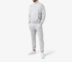 Ropa Deportiva Cómoda para Hombre, Estilo Informal de Otoño, con Cuello Alto y Media Cremallera, Traje Deportivo Cómodo para Hombre - Product Image 5