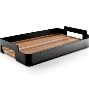 Plateau de service rond en métal de créateur d'or classique pour la salle de bains de thé de café ou l'utilisation de table de cuisine - Product Image 6