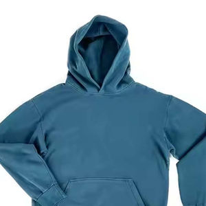 Ventes en gros OEM de sweats à capuche en molleton uni délavé à l'acide pour hommes, coton mélangé personnalisé, poids lourd, vêtements d'hiver de haute qualité - Product Image 3