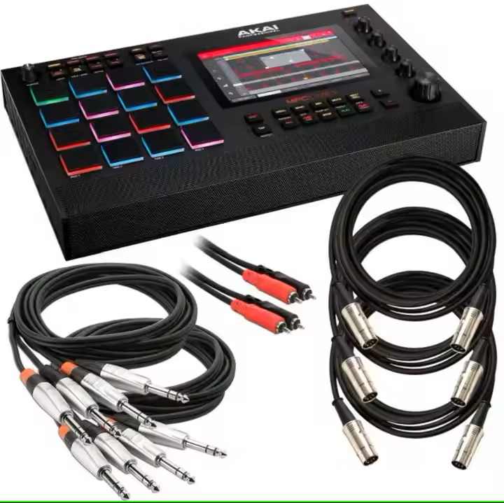 Полностью аутентичный, профессиональный MPC LIVE II, автономный музыкальный центр, Кабельный комплект/микшер для аудиоконсоли