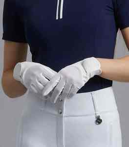 Gants d'équitation d'hiver professionnels en cuir de qualité supérieure ultra respirants vente en gros logo personnalisé équipement équestre - Product Image 5