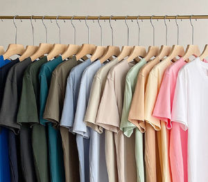 Camiseta de Hombre de Algodón Blanco y Negro, Lisa, Estilo Formal, Manga Larga, Cuello Redondo, Antiarrugas, Secado Rápido, Tejido de Punto Satinado, Corte Regular - Product Image 1