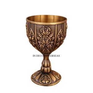Rustique Vintage Art Inspiré Designer Look Élégant Qualité Supérieure Acacia En Bois Fait Vin Rouge Boissons Gobelet Verre Fournitures - Product Image 3