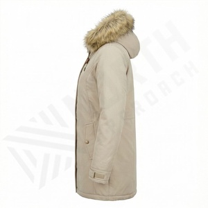 Cotton Padded <b>Coat</b> Solid Color Women Parka Jacket Custom Design Ladies Long Sleeve Insulated Windproof Heavyweight Outwear - Product Image 3