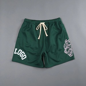 Custom Elastic Waist Digital Printed Sweat Shorts Mid Waist Gym Fitness Training Workout Joggers <b>Athletic</b> Sports Wear for Mens - Product Image 5