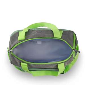 Sac de sport en toile vintage à grande capacité extensible, unisexe, durable, sac de voyage, sac de sport, sac de sport à bandoulière, faible MOQ - Product Image 2