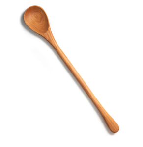 Cuillère à dessert en bois personnalisée, finition miroir, luxe moderne, qualité excellente, cuillère à miel et à thé - Product Image 3