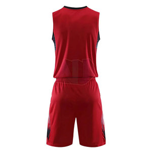Lightweight Plus Size Breathable Moisture-Wicking Basketball Uniform Made 100% Polyester Mesh Fabric Designed <b>for</b> Enhanced - Product Image 2