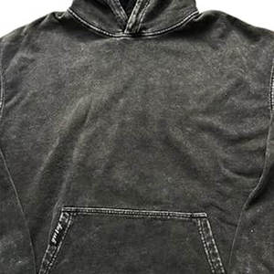 Sweat à capuche polaire brodé à impression numérique pour homme, haute qualité, finition délavée à l'acide, vêtement de sport pour l'hiver - Product Image 5