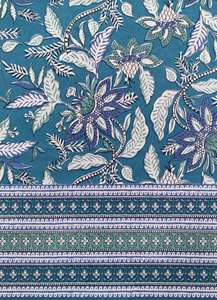 Juego de ropa de cama con estampado de bloque de mano indio Sanganeri 100% algodón suave estampado de flores sábana tamaño King con 2 fundas de almohada juego de ropa de cama - Product Image 4