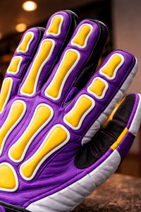 Gants de football américain avec paume adhérente et dos de la main rembourré pour un contrôle optimal, pour équipes de compétition (vente en gros) - Product Image 4