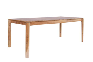 Table à manger en bois dur de qualité supérieure Dessus de table en bois massif avec pieds en bois assortis pour hôtel scolaire ou design moderne/ferme - Product Image 3