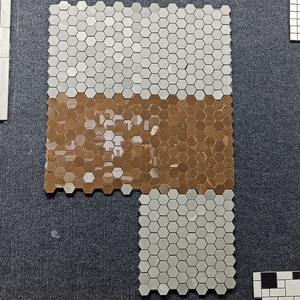 Linear Modern Design Backsplash Mosaic Wall <b>Tiles</b> Diamond Hexagonal Cube Strip Random Porcelain <b>Mirror</b> Glass 3D Look - Product Image 6