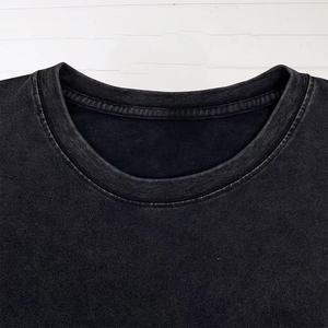 Custom <b>High</b> Quality Cotton <b>Tshirt</b> Wash Women's Mineral Wash <b>Tshirt</b> With Print Streetwear Tvintage Clothing Wash T-shirt for men - Product Image 4