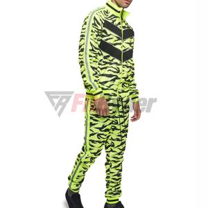 Nuevo diseño 2024 poliéster hombres chándales EE. UU. tamaño pulóver Flare pantalones de chándal Full Zip Hoodie OEM secado rápido y transpirable - Product Image 4