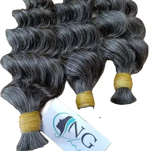 Lớn giảm giá lên đến 35 $/kg số lượng lớn tóc phong cách tự nhiên sóng 100% Việt Nam tóc con người đầy đủ màu đen