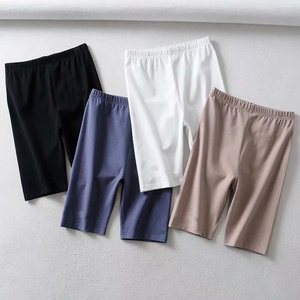 Bas quantité minimale de commande OEM ODM haute qualité taille haute blanc sans couture grande taille Fitness vêtements d'activité femmes dames Yoga Biker Shorts - Product Image 3