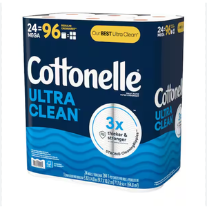 Cottonelle Ultra Comfort Toilet Paper 24 Mega Rollos Mejor Precio Venta al por mayor Soft Tissue Coreless - Product Image 3