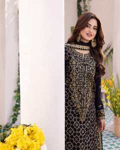 Vêtements afghans traditionnels personnalisés du fabricant de vêtements pour adultes Vêtements ethniques en coton de soie pour femmes 581 Produit à vendre - Product Image 1