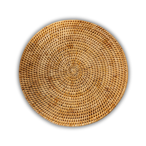 Tendance du moment : assiettes de présentation en rotin tressé, fabriquées à la main au Vietnam, décoration tendance - Product Image 1