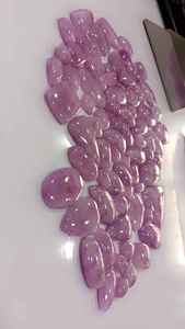 Piedra preciosa kunzita rosa de calidad AAA, cristal kunzita a granel precioso, venta al por mayor, kunzita para hacer suministros de joyería - Product Image 2