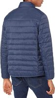 Vente en gros Design personnalisé Hommes grande taille gris Puffer Jaets haute qualité coton remplissage réversible à capuche col unisexe hiver léger