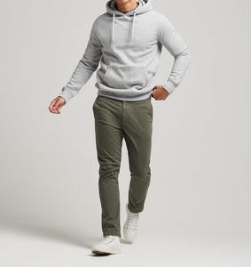 Sudadera con Capucha Personalizada 100% Algodón French Terry con Estampado DTG, Estilo Urbano, Estampado de Llamas, Color de Contraste, Dobladillo sin Rematar para Hombre - Product Image 3