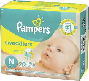 For Swaddlers Cotton Diapers for Babies Size N 20 Count Pack <b>2</b> (Total 40 ) Double-Deck Anti-Side Leakage Aliform - Product Image 6