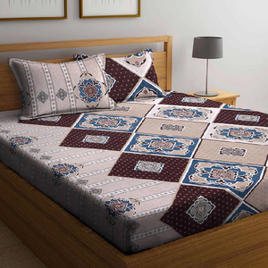 Algodón orgánico profesional del fabricante indio 100% colchas certificadas GOTS cobertores hoja impresa Floral Patchwork belleza - Product Image 2