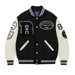 Offre Spéciale de haute qualité Patch broderie hommes collège personnalisé Baseball Bomber Letterman Varsity vestes pour hommes - Product Image 3