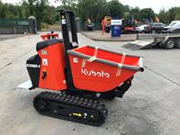 Kostenloser Versand Kubota KC70VHD-4 Raupendumper 700kg Nutzlast, Hochkippfunktion & 9,8 PS Dieselmotor Kompakter Gummiketten-Baustellen-Dumper