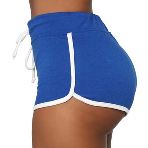 Nouveau Short de Sport Femme 2026 Taille Haute en Coton Respirant avec Cordon de Serrage et Poches – Vêtement Décontracté de Gym – Vente en Gros Personnalisable - Product Image 2