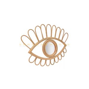 Customizable Retro <b>Round</b> <b>Rattan</b> <b>Mirror</b> Modern Style Hanging Makeup Wall Decoration <b>Mirror</b> Hot Sale in Vietnam - Product Image 3