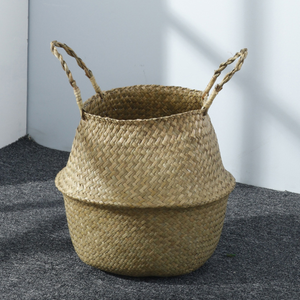 Haute qualité faite à la main 2025!!! Panier en jonc de mer naturel/panier en jonc de mer de stockage/panier en jonc de mer au Vietnam - Product Image 5