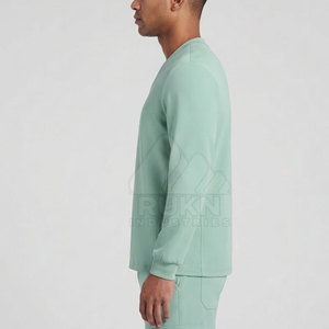 Blouse médicale zippée pour infirmières, vêtement de maintien au chaud pour personnel hospitalier et clinique, fournisseur en gros - Product Image 3
