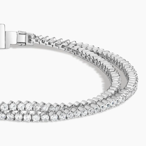 Pulsera Unisex de Plata 925 con Moissanita Corte Pera de 6 Pulgadas, Estilo Hip Hop, Regalo para Ella - Product Image 5